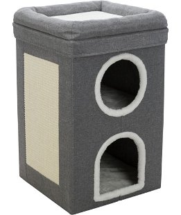 Cat tower Saul 39×64×39cm, grigio