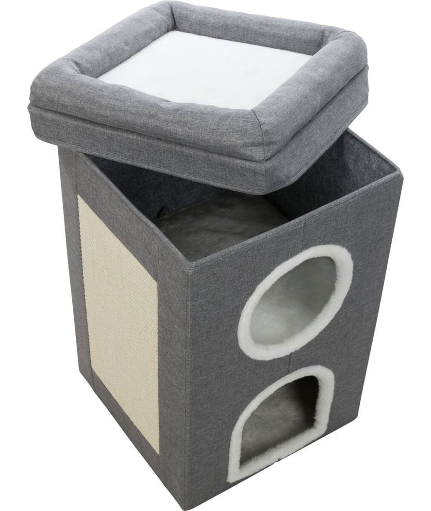 Cat tower Saul 39×64×39cm, grigio - foto 2