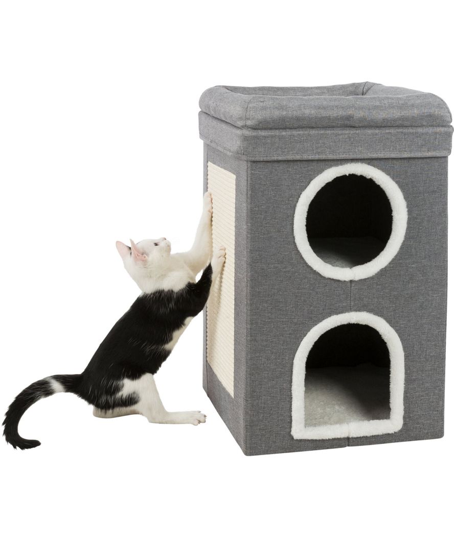 Cat tower Saul 39×64×39cm, grigio - foto 4