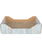 Cuccia tiragraffi, in cartone, 45x12x33cm, turchese