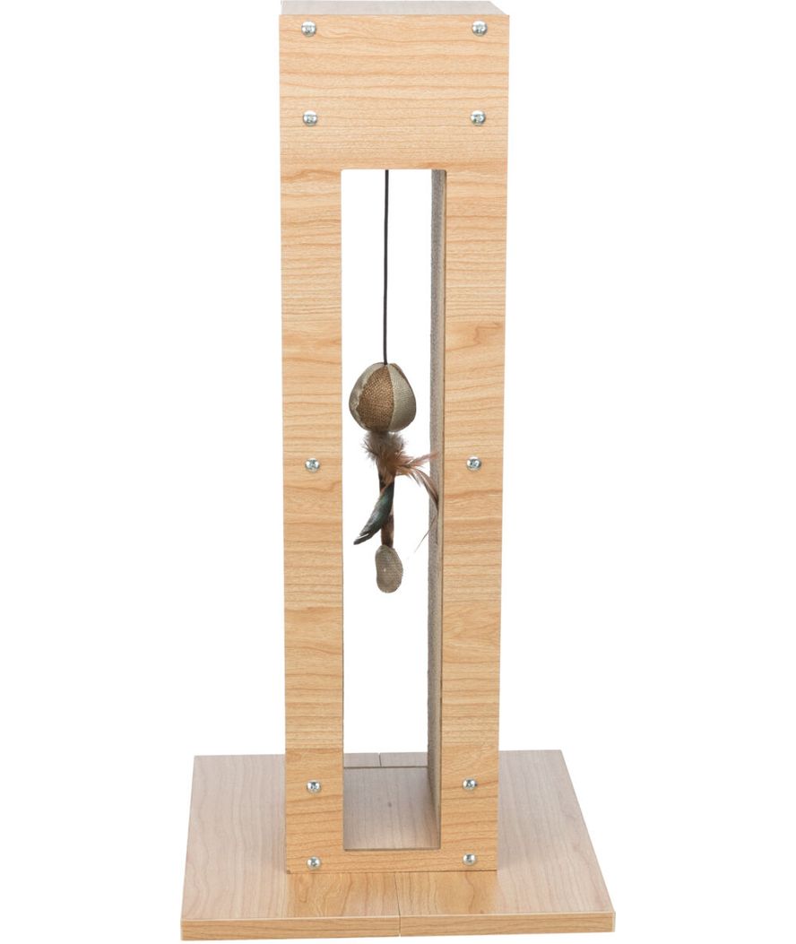 Tiragraffi a colonna tavoletta in cartone/mdf/juta, 62cm