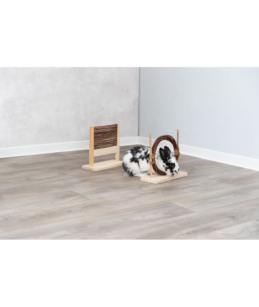 Set agility, in legno 28×26×12cm per conigli e roditori - foto 5