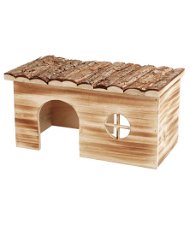 Natural living casetta Grete in legno fiammato/naturale
