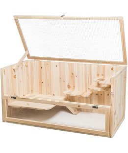 Casetta per roditori in legno 100x50x50cm