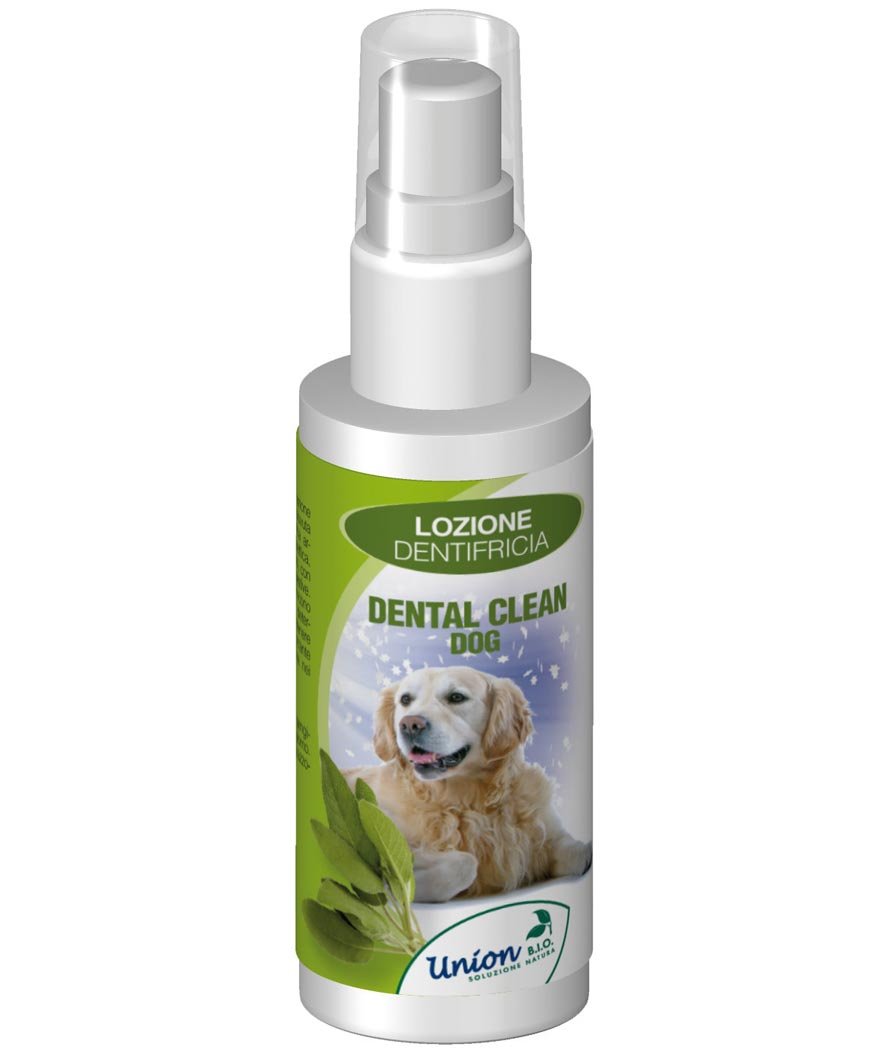 DENTAL CLEAN DOG lozione dentifricia riduce la formazione di placca e tartaro per cani 50 ml