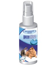GOCCE CHIARE detergente per occhi utile per eliminare il problema dell’eccessiva lacrimazione e secrezione oculare di cani e gatti 50 ml