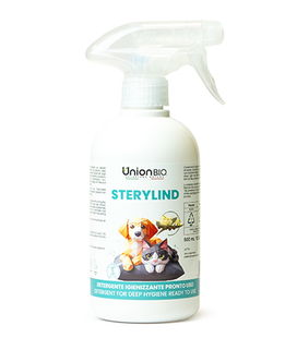 STERYLIND Detergente igienizzante ideale per tutti gli ambienti frequentati dagli animali domestici 500 ml
