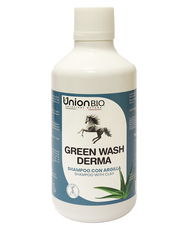 Green Wash Derma Shampoo delicato con oli essenziali ed estratti naturali per cavalli 500 ml