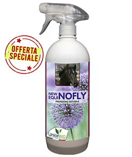 NEW EQUINOFLY protezione naturale per cavalli a base di citronella,tea tree ed eucalipto