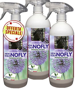 NEW EQUINOFLY protezione naturale per cavalli a base di citronella,tea tree ed eucalipto