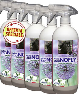 NEW EQUINOFLY protezione naturale per cavalli a base di citronella,tea tree ed eucalipto