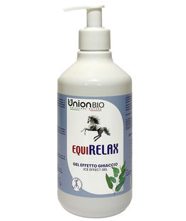 EQUIRELAX Gel effetto ghiaccio che tonifica e rilassa i muscoli per cavalli 500 ml