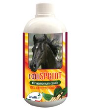 EQUISPRINT Gel naturale ad azione termo-attivante e riscaldante per cavalli sportivi 500 ml