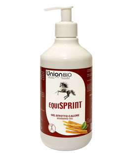 EQUISPRINT Gel naturale ad azione termo-attivante e riscaldante per cavalli sportivi 500 ml