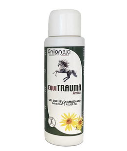 EQUI TRAUMA Gel naturale all’Arnica utile per defaticare muscoli, tendini e articolazioni post lavoro per cavalli