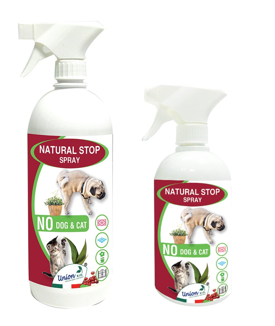 PROMOZIONE NO DOG E CAT DISABITUANTE 1 litro Natural Stop con oli essenziali naturali che aiutano a modificare le abitudini di cani e gatti