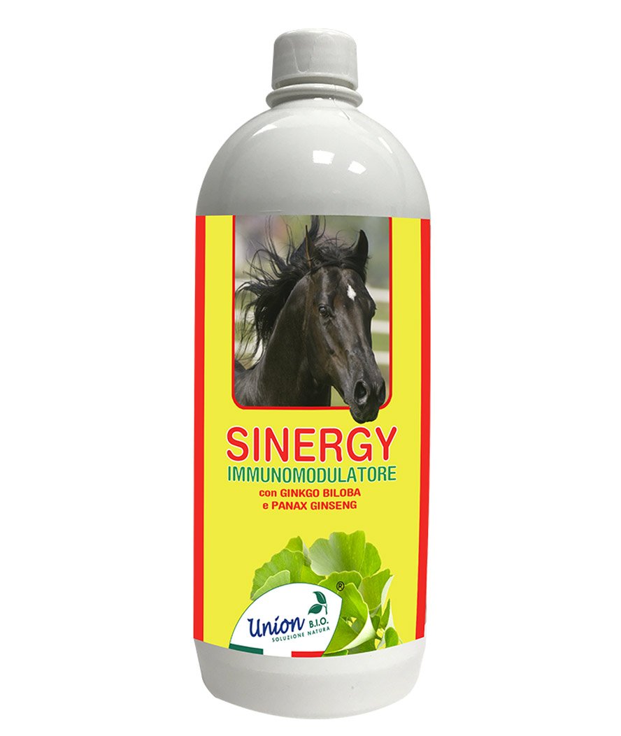 SINERGY mangime complementare multivitaminico per cavalli con minerali, oligoelementi e bioflavonoidi 1000 ml
