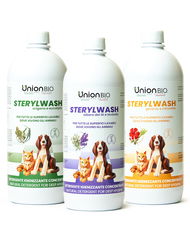 STERYLWASH detergente igienizzante naturale concentrato per superfici lavabili dove vivono gli animali 1000 ml