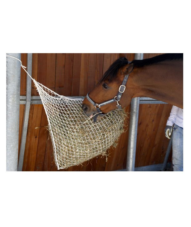 PROMOZIONE Rete per fieno di altissima qualità sicura per il cavallo a lunga durata misura 80 x 90 cm - foto 2